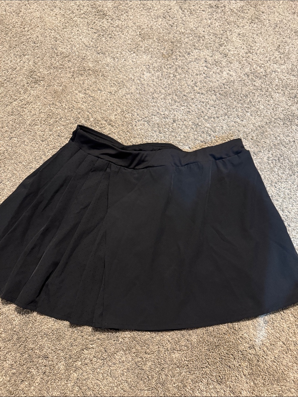 Avia Black Mini Pleated Skort